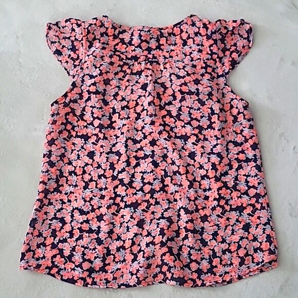 Gap Women's Small Cap Flutter Sleeve Floral Mutlicolor Romantic Girlhoodcore - Picture 14 of 16